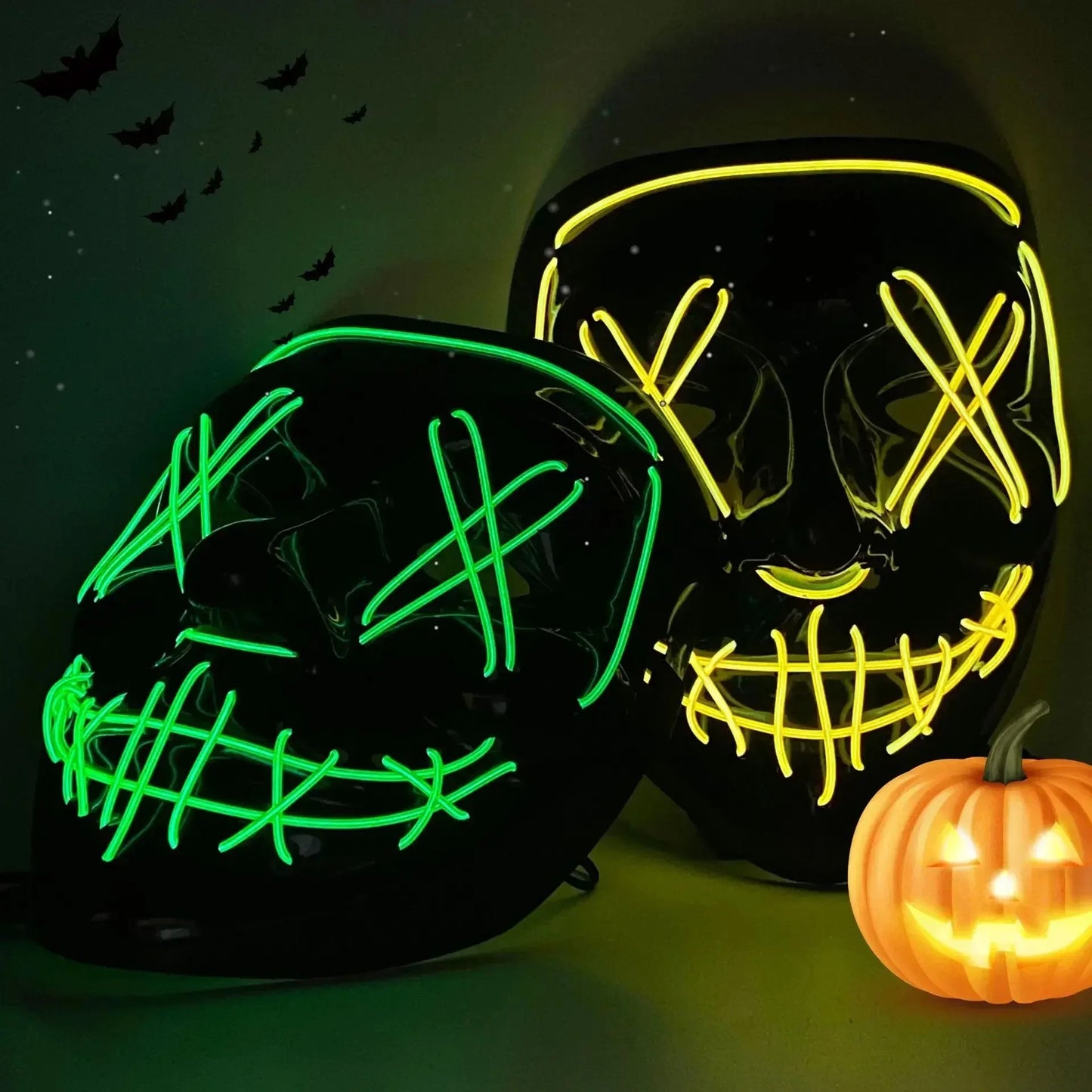 F-Halloween Luminous Mask