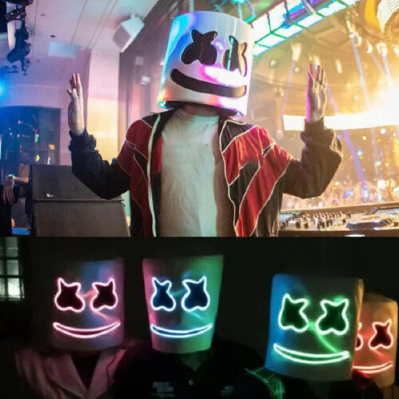 C-Luminous Marshmello DJ Mask